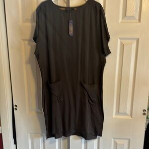 Elegant Olive Women's Dress
